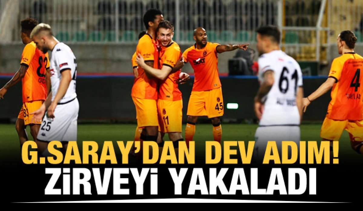 Galatasaray'dan dev adım! Zirveyi yakaladı