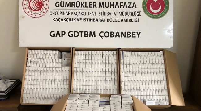 GAP gümrük kapılarında 47 milyon liralık kaçak eşya ele geçirildi