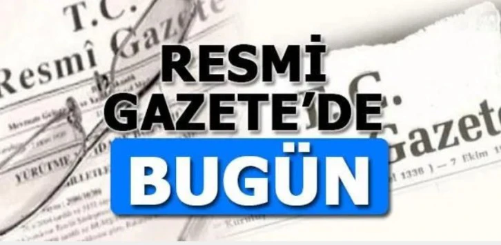 10 Ekim Resmi Gazete'de Bugün 