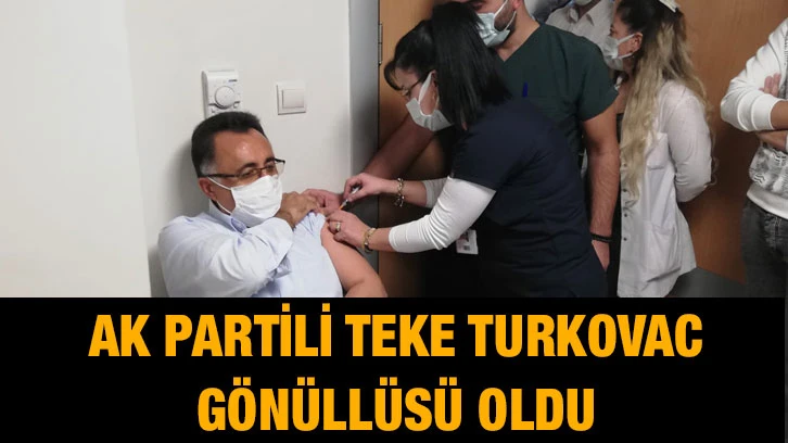 AK Partili Teke TURKOVAC gönüllüsü oldu