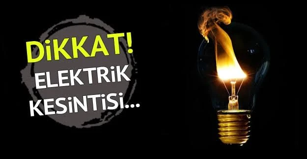  Gaziantep'te yarın birçok bölgede elektrik kesintisi olacak...