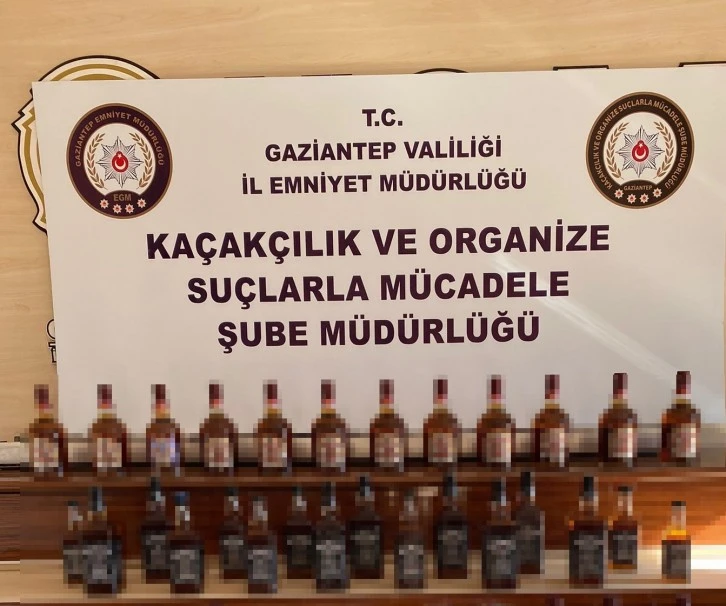 Gaziantep ve Şırnak’ta sahte alkol operasyonu