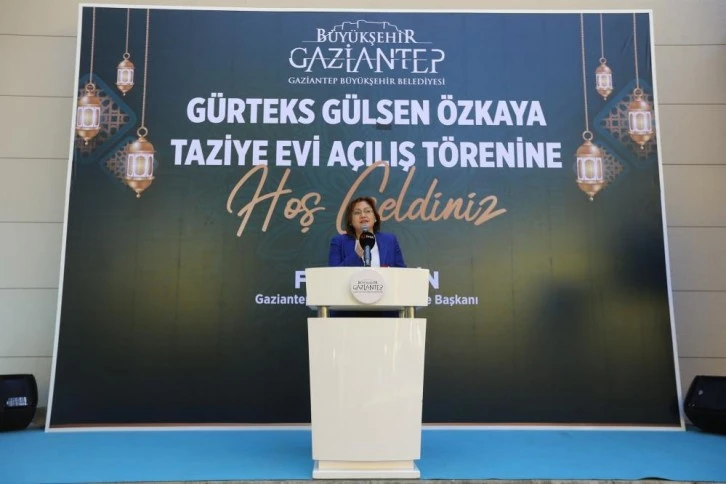 Gülşen Özkaya taziye evi törenle hizmete açıldı