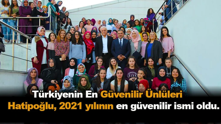 Gaziantep İslam Bilim ve Teknoloji Üniversitesi Rektörü Prof. Dr. Nihat Hatipoğlu da Türkiye’nin güvenilir ünlü isimleri arasında yer aldı.2021 yılının En Güvenilir Ünlüleri listesi belli oldu!