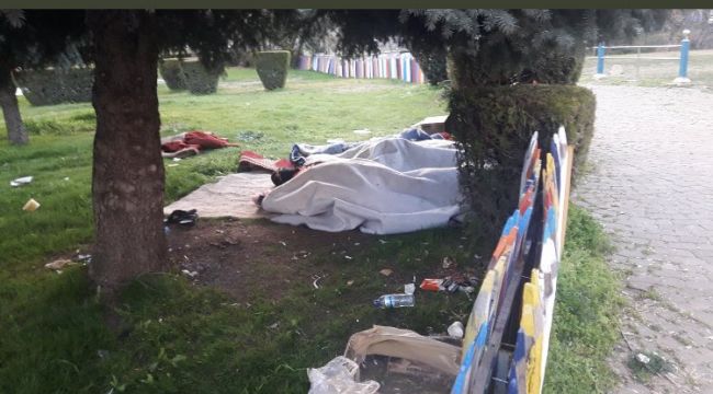 Gaziantep Kavaklık Parkında Şok Görüntü