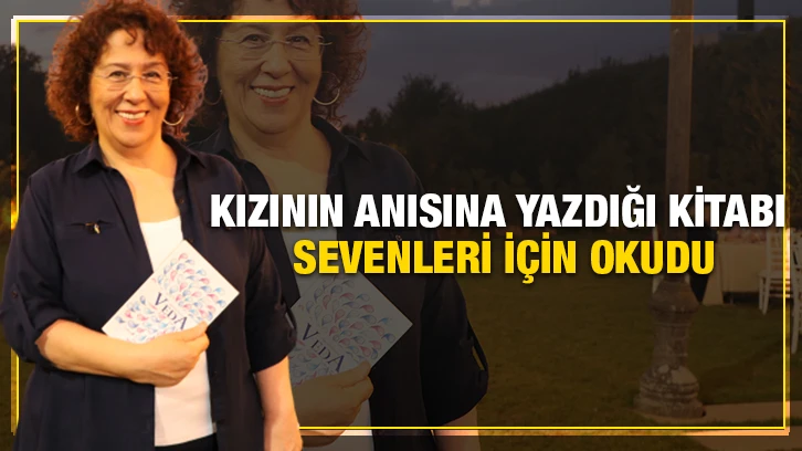 Kızının anısına yazdığı kitabı sevenleri için okudu