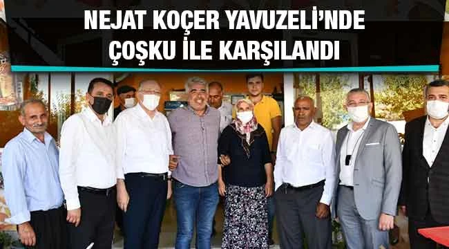 Nejat Koçer Yavuzeli’nde çoşku ile karşılandı