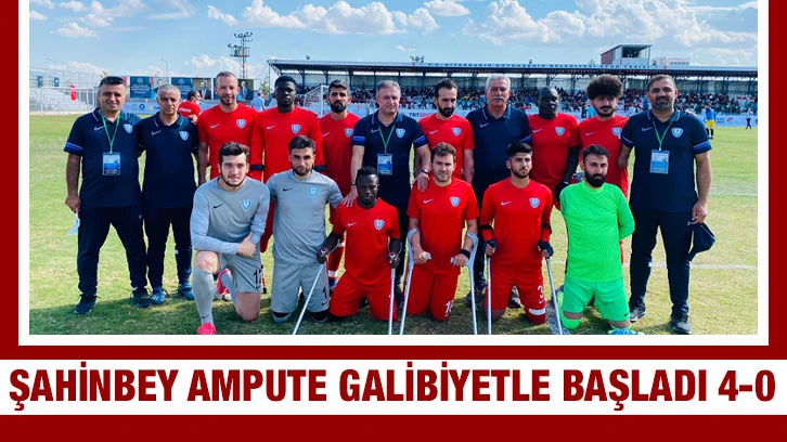 Şahinbey Ampute Galibiyetle Başladı 4-0