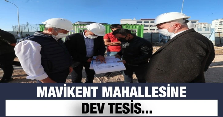 Şahinbey Belediyesi'nden Mavikent Mahallesine dev tesis...