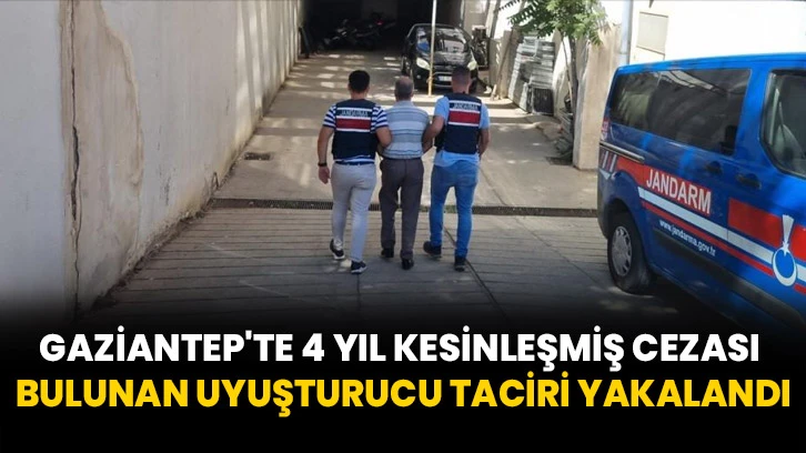  Gaziantep'te 4 Yıl Kesinleşmiş Cezası Bulunan Uyuşturucu Taciri Yakalandı