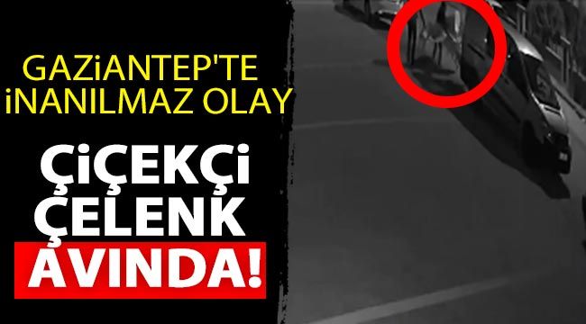 Gaziantep'te inanılmaz olay,Çiçekçi çelenk avında!