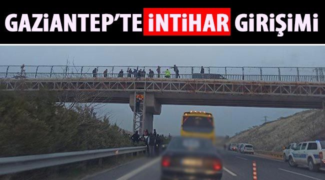 Gaziantep'te intihar girişimi