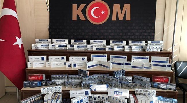 Gaziantep'te kaçak bin 323 paket kaçak sigara ele geçirildi