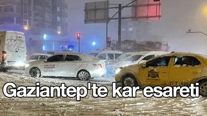 Gaziantep'te kar esareti