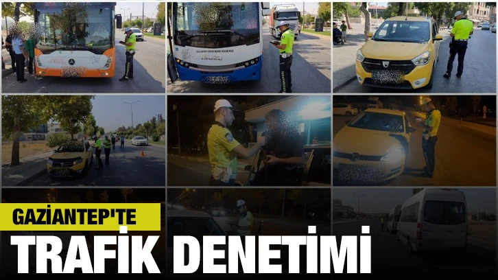 Gaziantep'te Trafik Denetimi