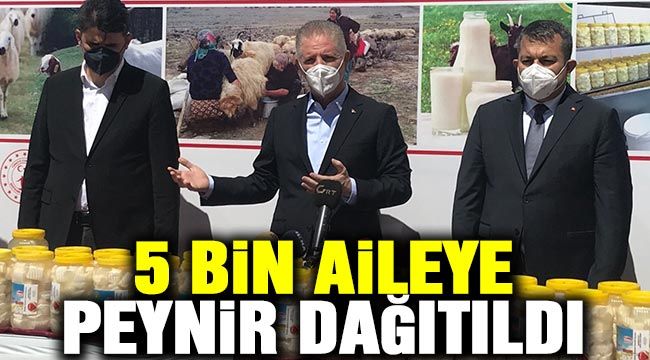  Gaziantep'te üreticilerin elinde kalan sütler peynire dönüştürülerek ihtiyaç sahiplerine dağıtıldı 