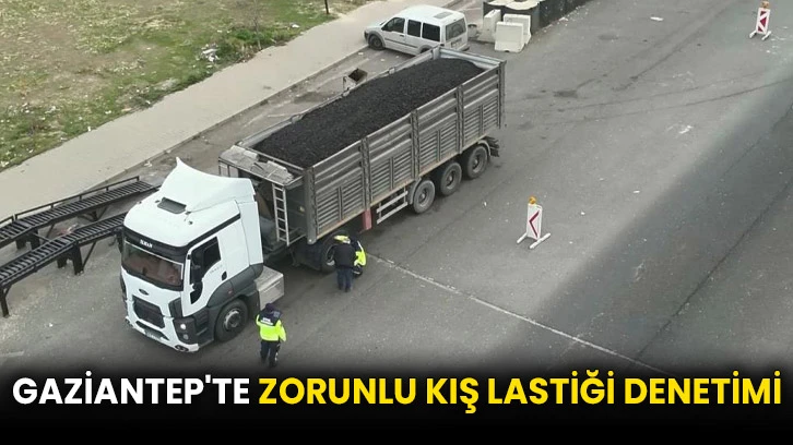 Gaziantep'te zorunlu kış lastiği denetimi