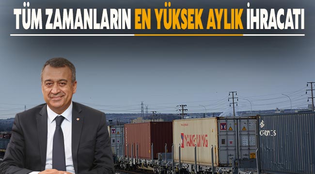 Gaziantep’ten tüm zamanların en yüksek aylık ihracatı