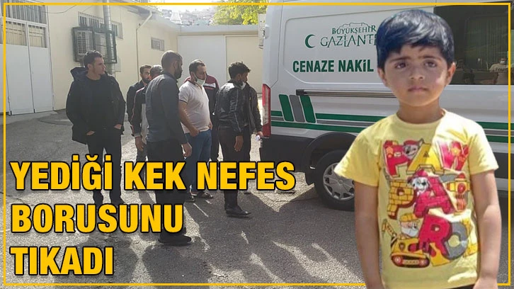 Yediği kek nefes borusunu tıkadı