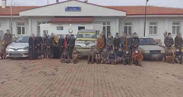 Gaziantep’te 60 düzensiz göçmen yakalandı