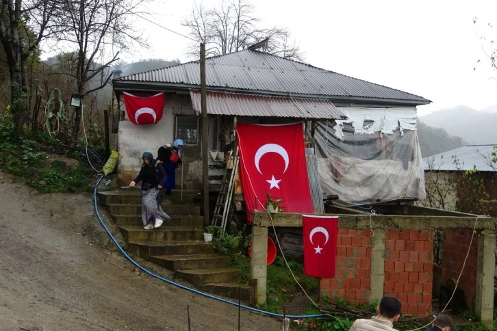 Giresunlu şehidin yaşadığı ev görenleri duygulandırdı