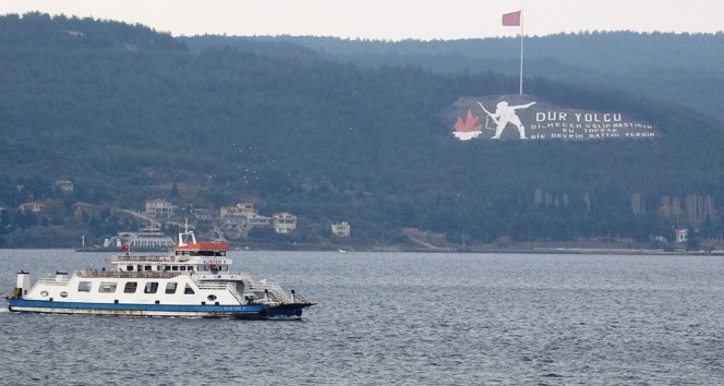 Gökçeada'ya yarınki feribot seferleri iptal edildi