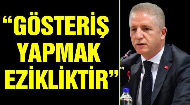 “Gösteriş yapmak ezikliktir”…