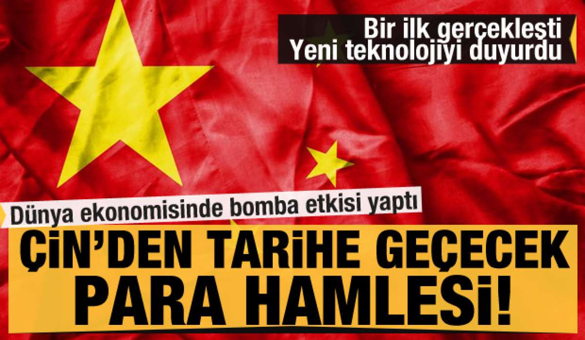 Gündeme bomba gibi düştü! Çin'den tarihi dijital para hamlesi! Yeni teknoloji açıkladı