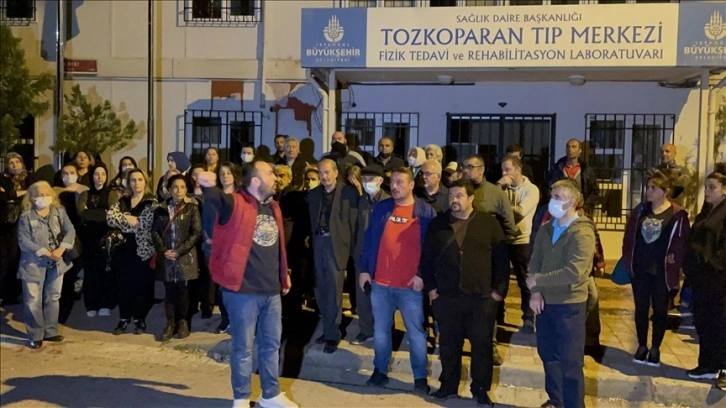 Güngören'de mahalleliden İBB'ye protesto