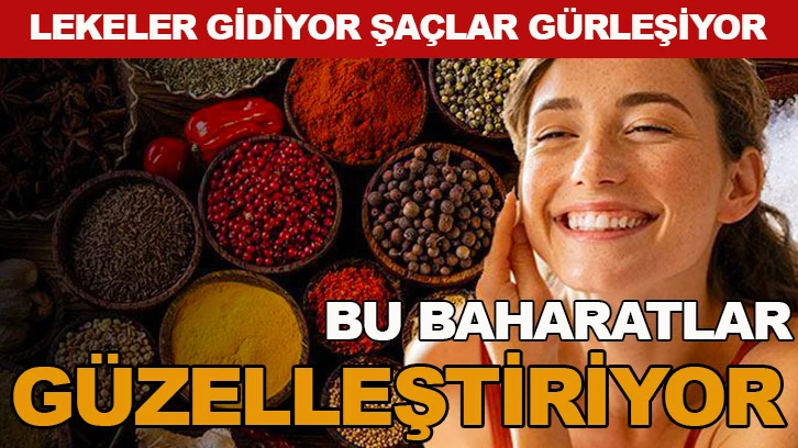 Güzelliğinize güzellik katacak baharatlar