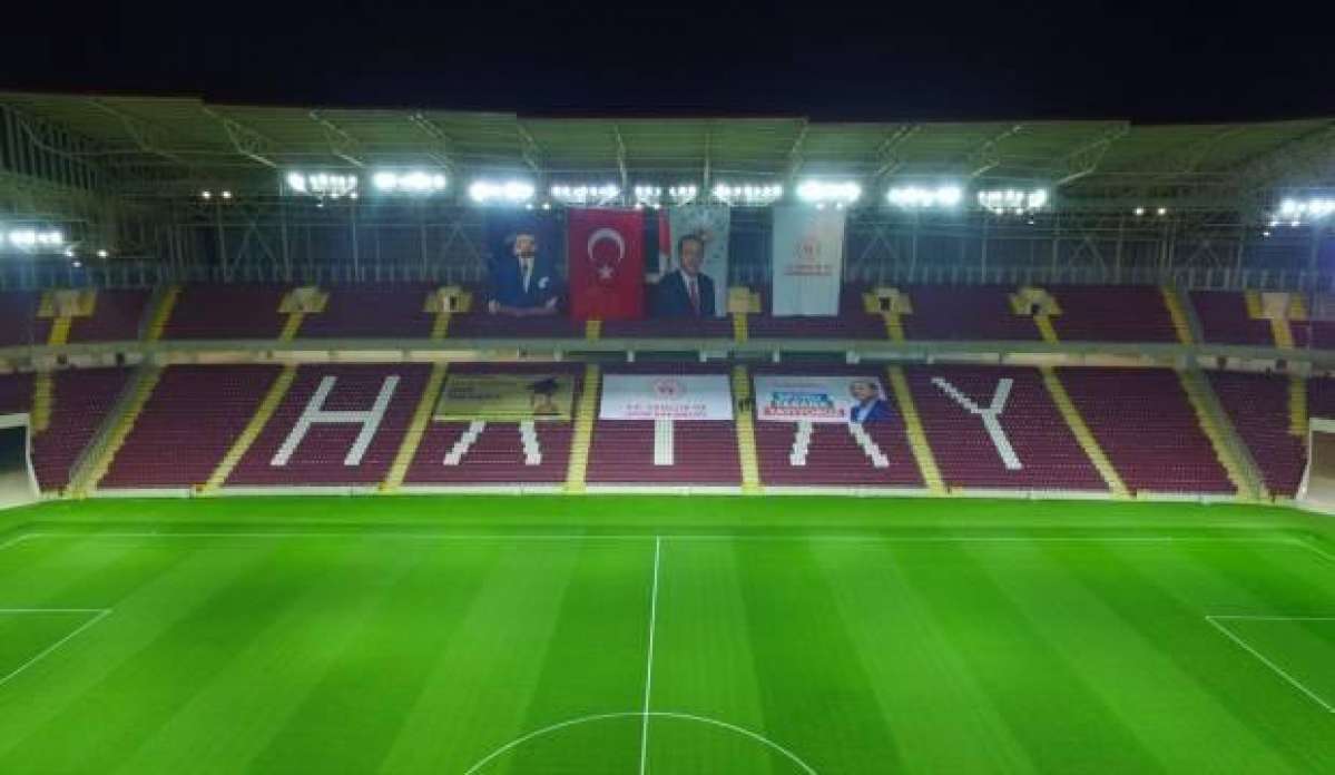 Hatay yeni stadyumuna kavuşuyor