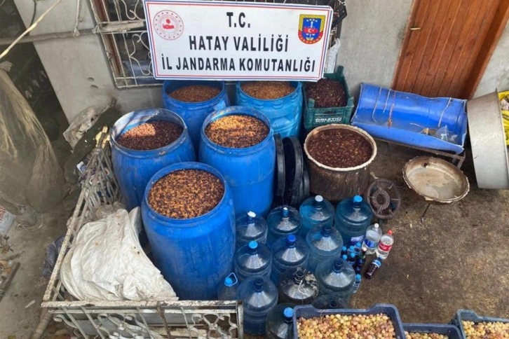 Hatay’da sahte içki operasyonu