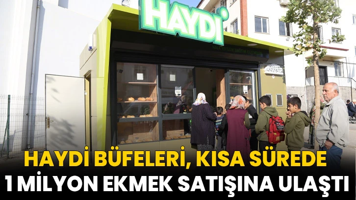 Haydi Büfeleri, Kısa Sürede 1 Milyon Ekmek Satışına Ulaştı