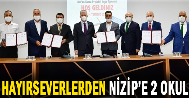 Hayırseverlerden Nizip'e 2 okul!