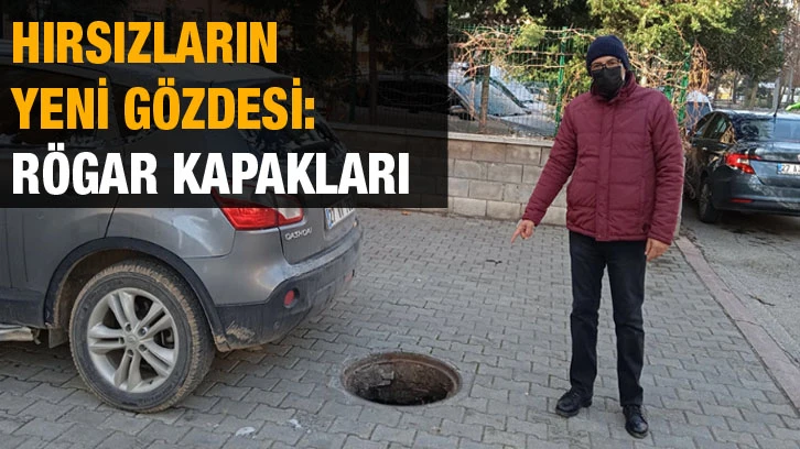 Hırsızların yeni gözdesi: Rögar kapakları