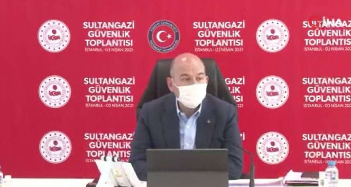 İçişleri Bakanı Soylu, Sultangazi Güvenlik Toplantısına katıldı