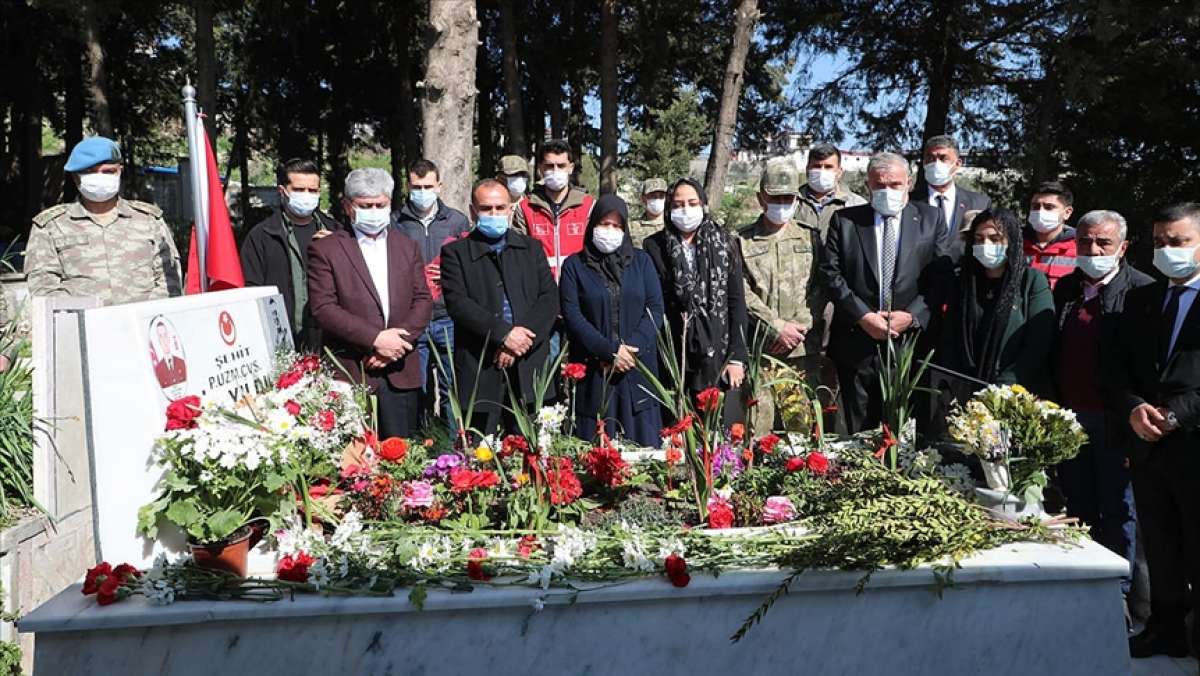 İdlib'de geçen yıl şehit olan askerler Hatay'da anıldı