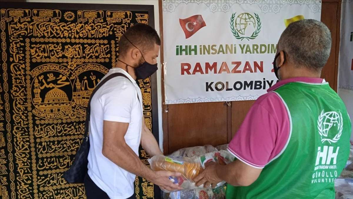 İHH'dan Kolombiya'da ihtiyaç sahiplerine ramazan kumanyası yardımı