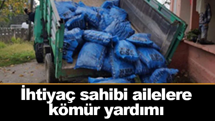 İhtiyaç sahibi ailelere kömür yardımı 