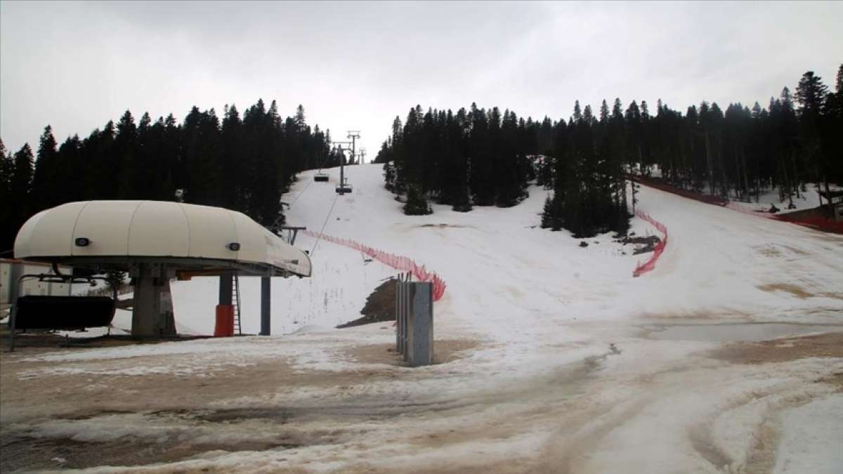 Ilgaz Dağı kayak sezonunun ardından sessizliğe büründü