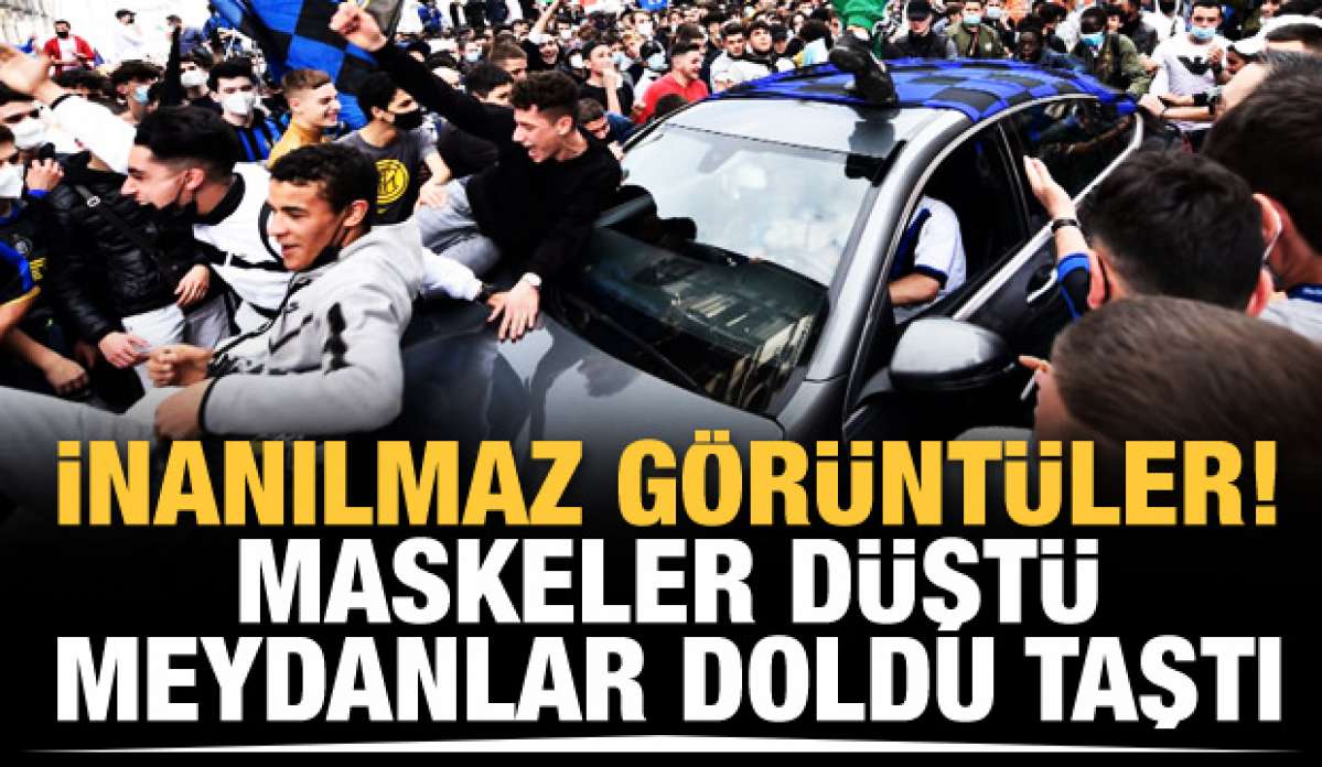 İnanılmaz görüntüler! Maskeler düştü, meydanlar doldu taştı