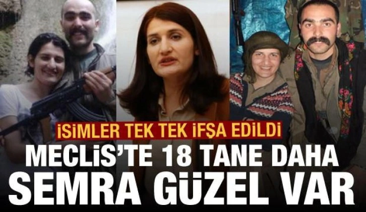 İsimler tek tek ifşa edildi: TBMM'de 18 tane daha Semra Güzel var