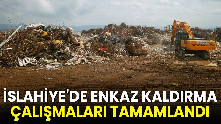 İslahiye'de enkaz kaldırma çalışmaları tamamlandı