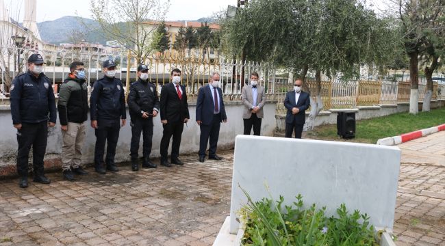  İslahiye polisinden şehitlik ziyareti 