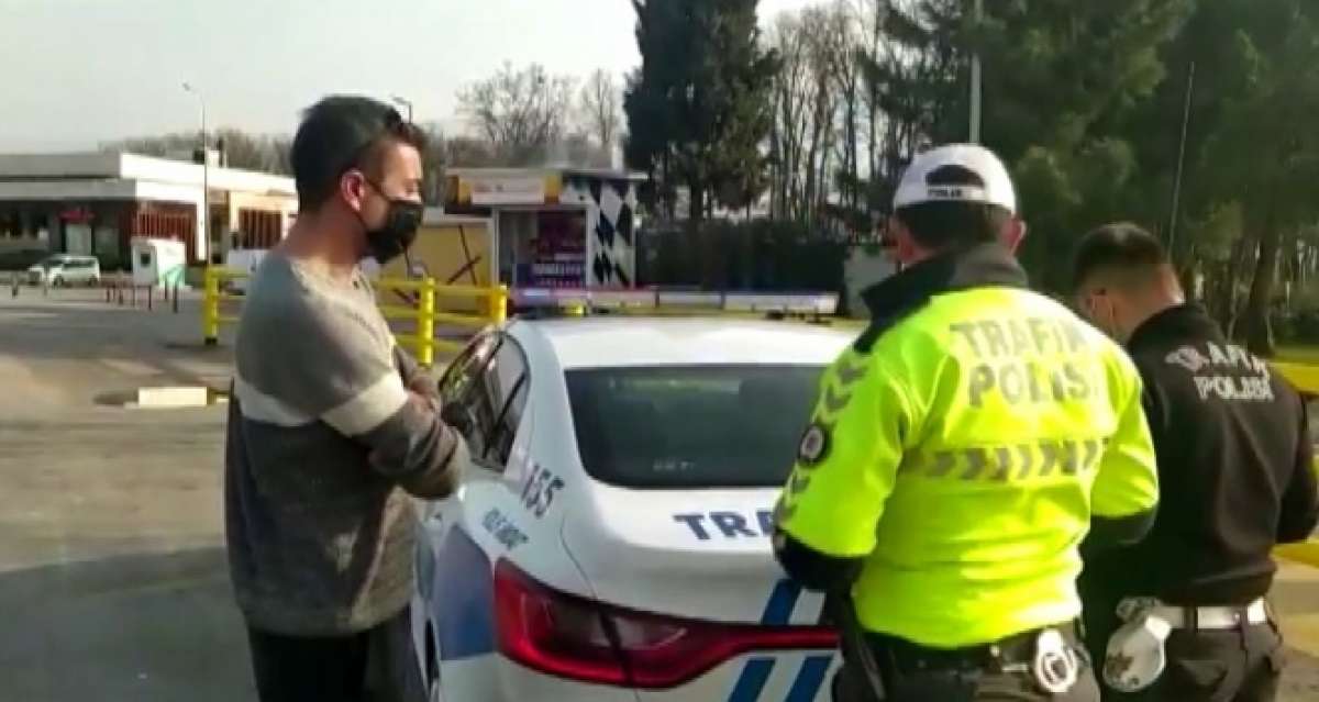 İstanbul polisinden helikopter destekli trafik denetimi