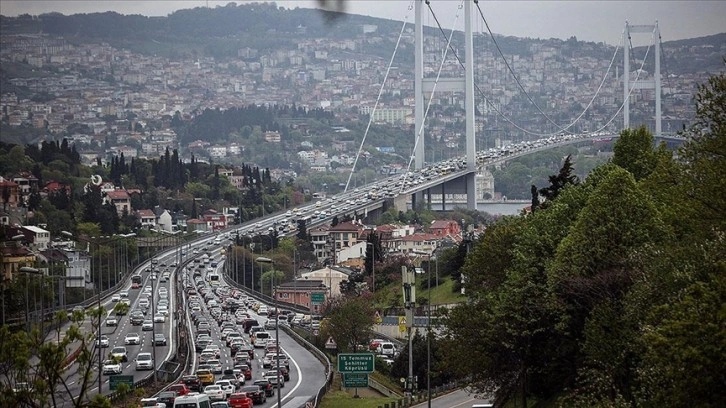 İstanbul trafiğinde bayram yoğunluğu