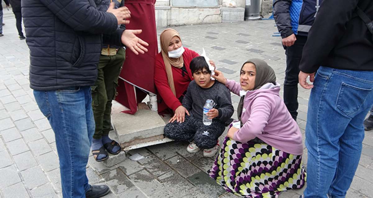 İstiklal Caddesi'nde çocuğa köpek saldırdı