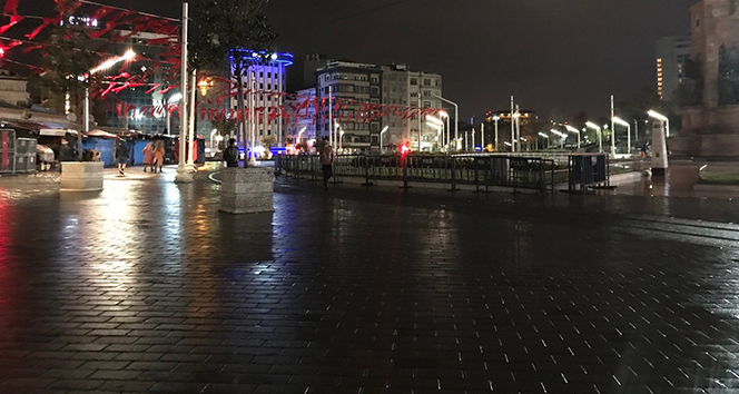 İstiklal Caddesi’nde korona virüs sessizliği