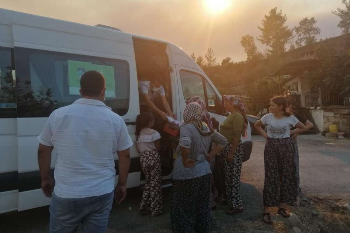 İTÜ ETA Vakfı Doğa Koleji Antalya Kampüslerinden Manavgat'a destek