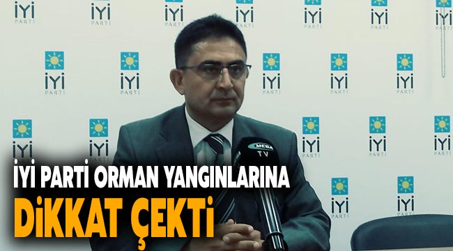 İYİ Parti orman yangınlarına dikkat çekti 